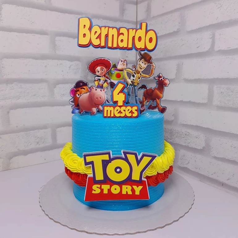 bolo toy story azul