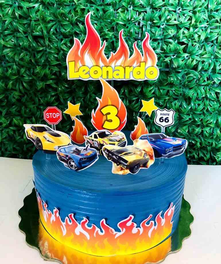 Bolo Hot Wheels: ideias fabulosas para decoração de aniversário