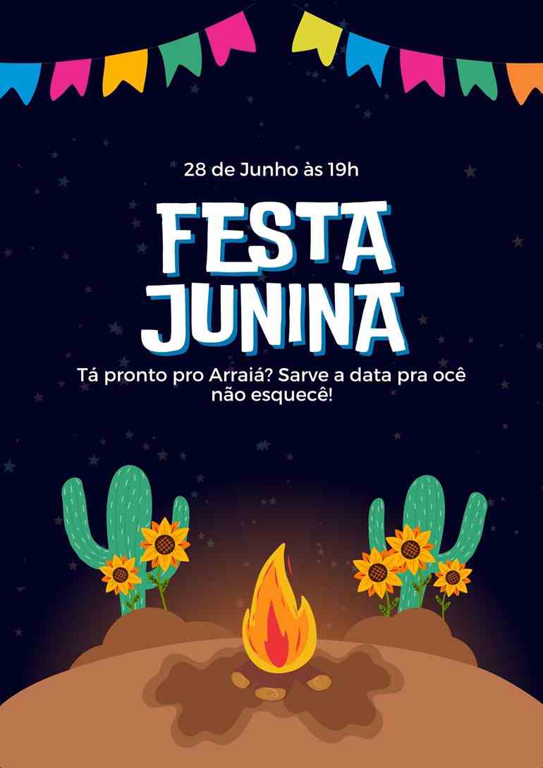 convite caipira personalizado grátis