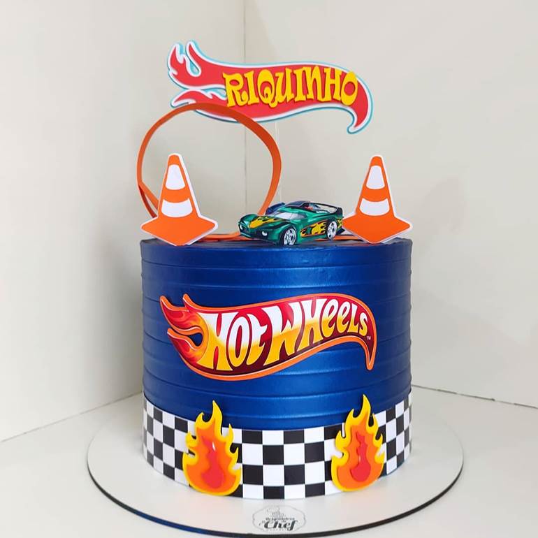 Bolo Hot Wheels: ideias fabulosas para decoração de aniversário