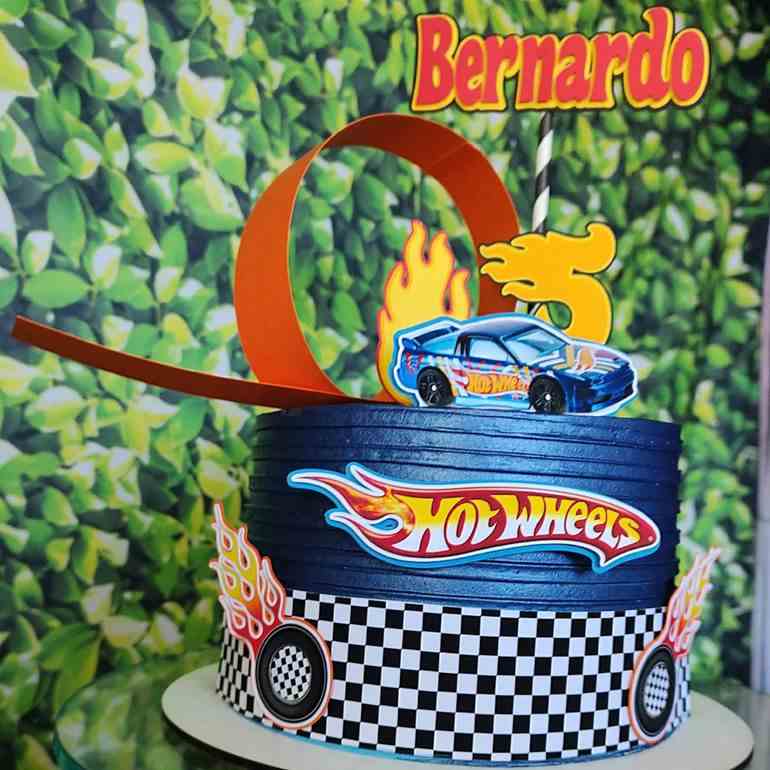 Bolo Hot Wheels: ideias fabulosas para decoração de aniversário