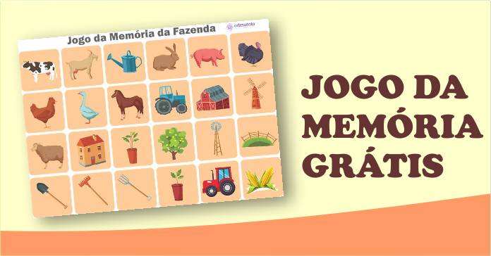 Jogo da Memória para Imprimir: 18 Modelos para Divertir as