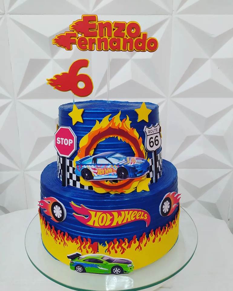 Bolo Hot Wheels: ideias fabulosas para decoração de aniversário -  Artesanato Passo a Passo!