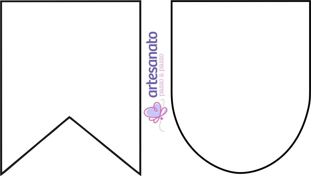 moldes para fazer bandeiras de são joão