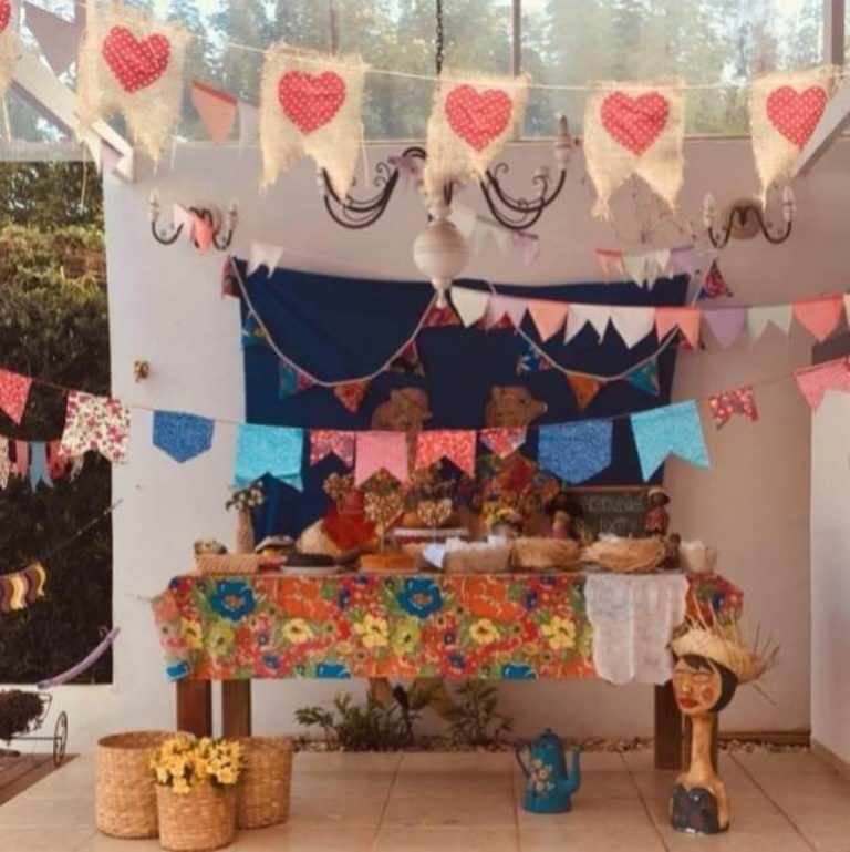 Decoração de Festa Junina no quintal: ideias simples e baratas ...