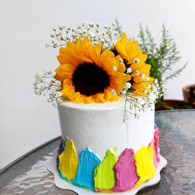 Bolo com flores: +25 ideias para aniversários e casamentos - Artesanato  Passo a Passo!