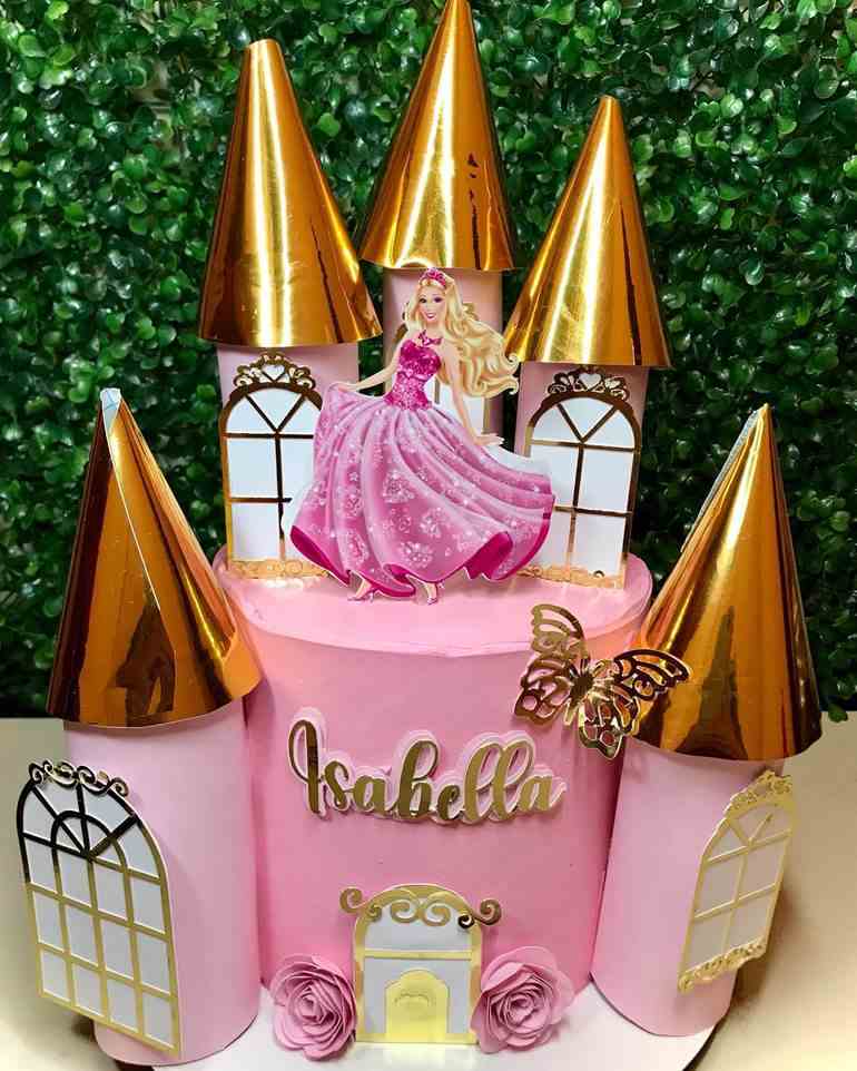 Bolo Barbie Princesa