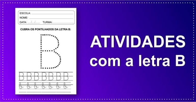 sugestões de atividades com a letra b