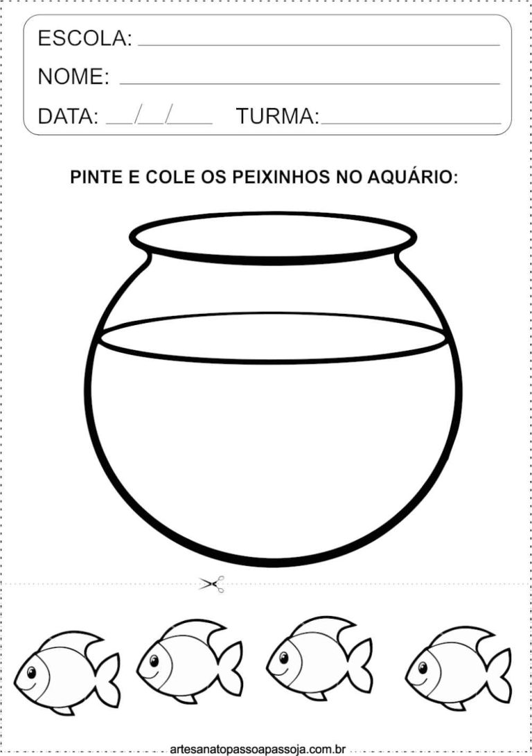 11 Atividades de colagem para educação infantil - Artesanato Passo a Passo!