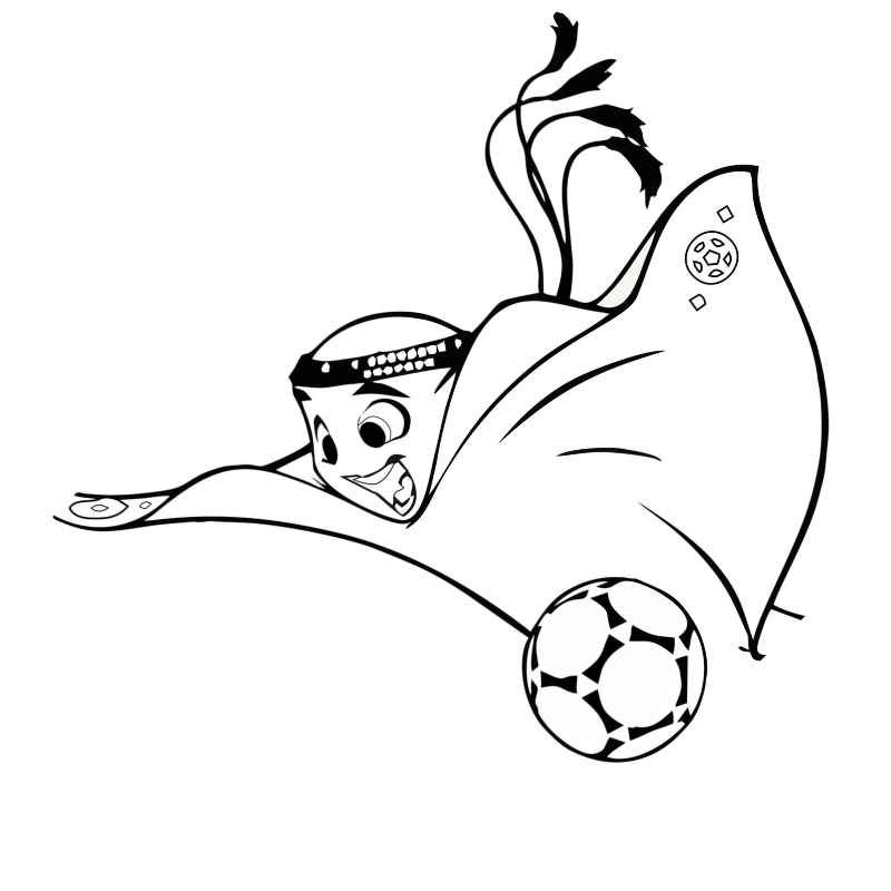 desenho do mascote da copa