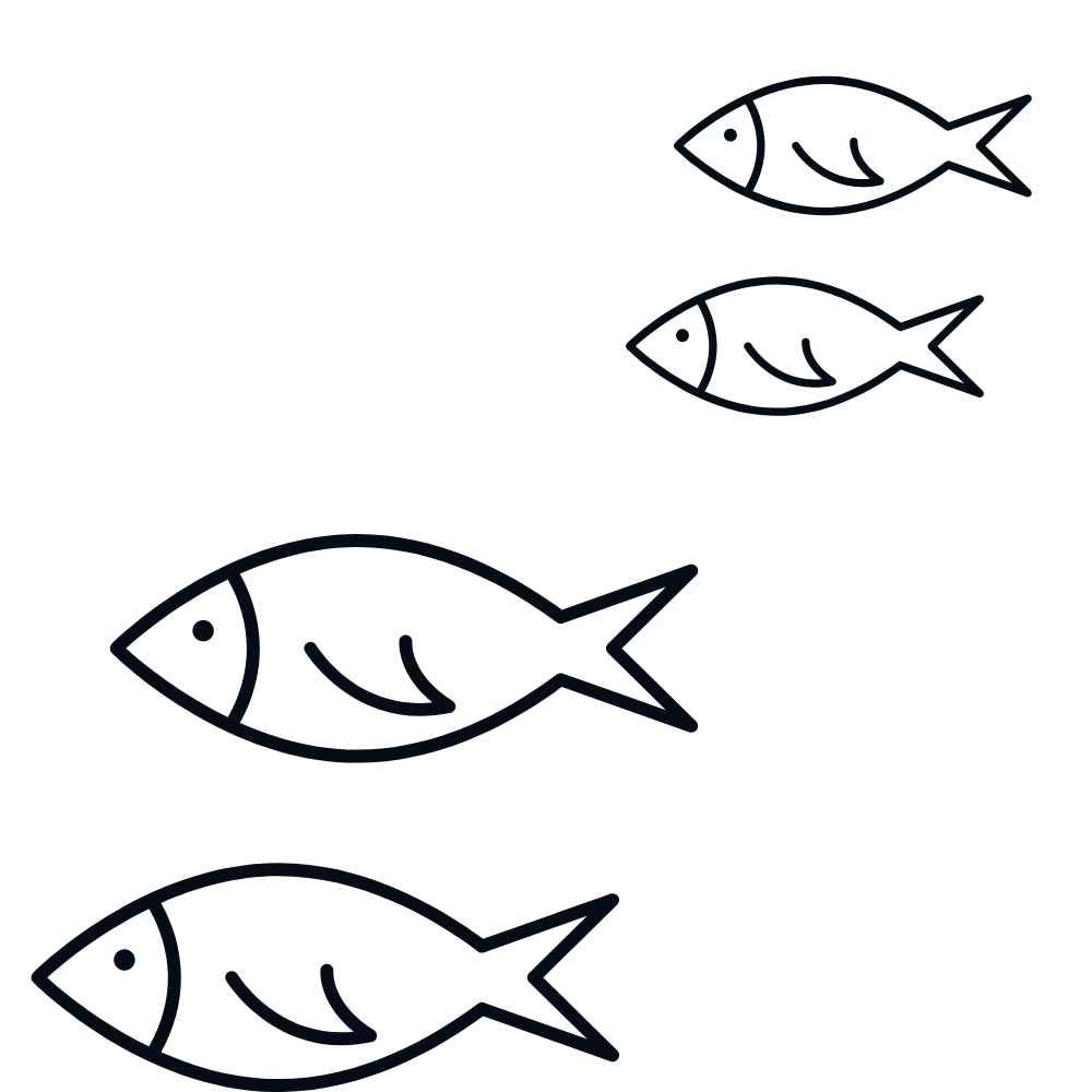 atividade peixe para colorir
