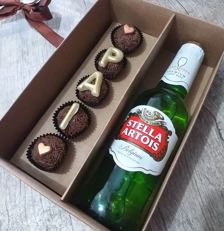 Doces e cerveja para o dia dos pais