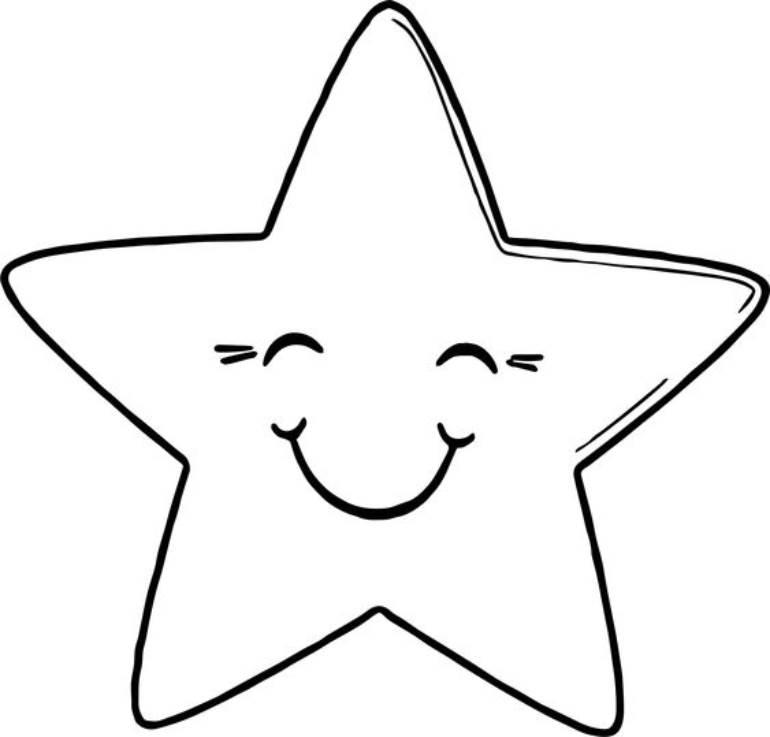 Desenho de estrela fácil