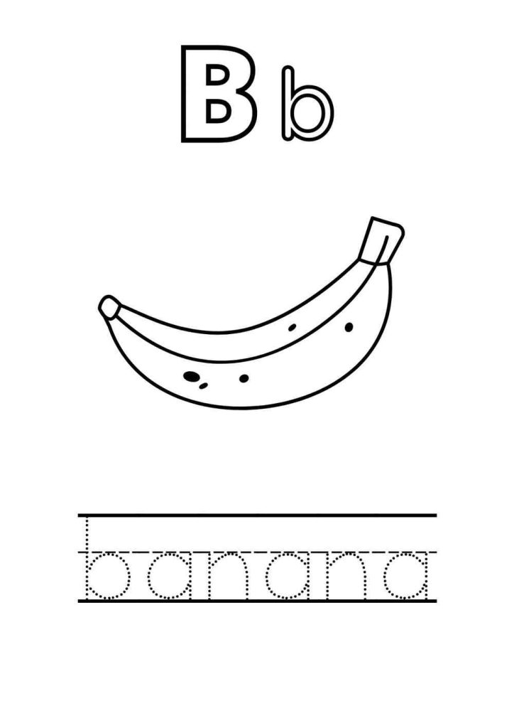 letra b para colorir