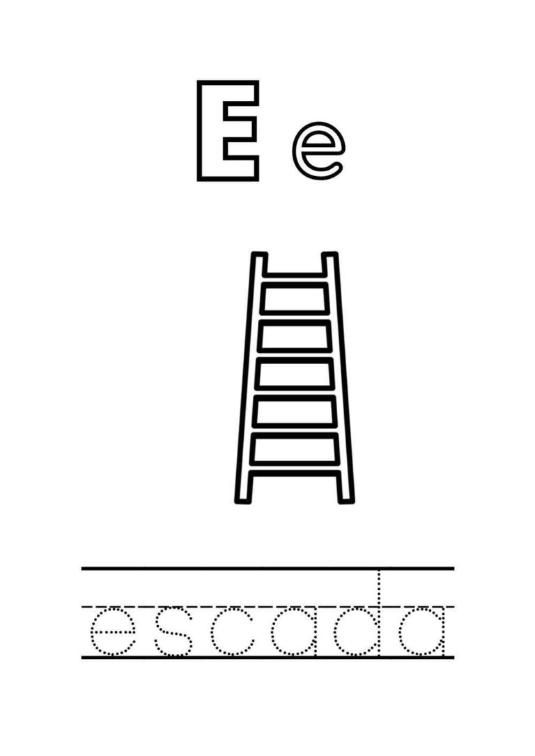 Alfabeto para colorir grande tamanho A4 e PDF - Artesanato Passo a Passo!