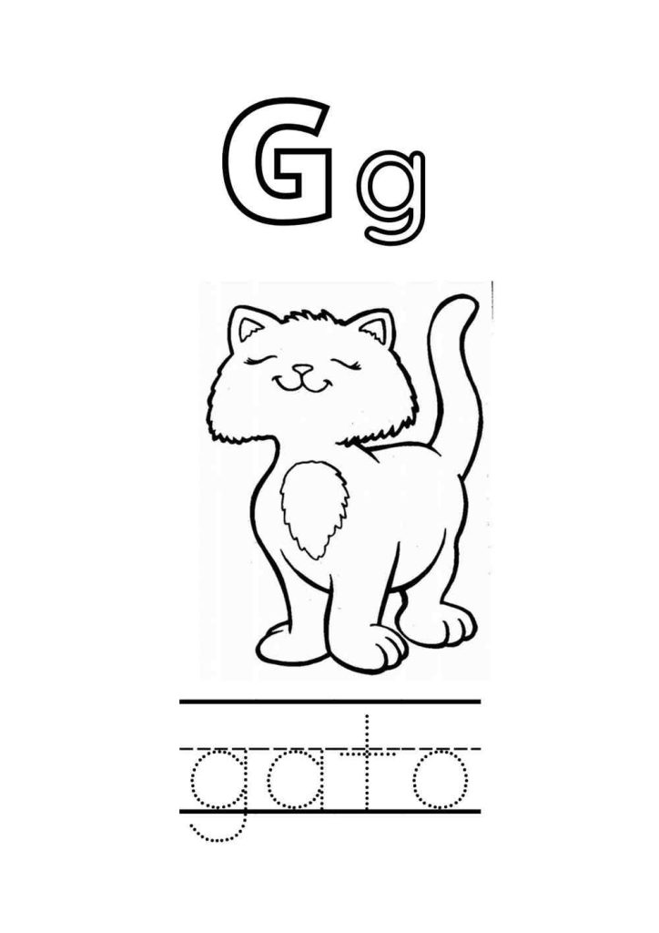 letra g para colorir