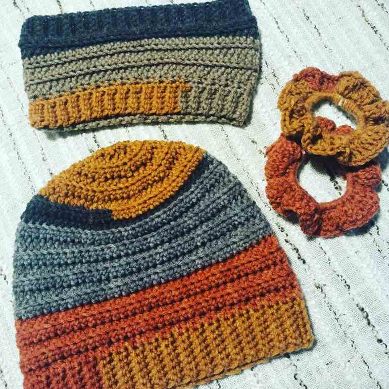 Gorro masculino com azul