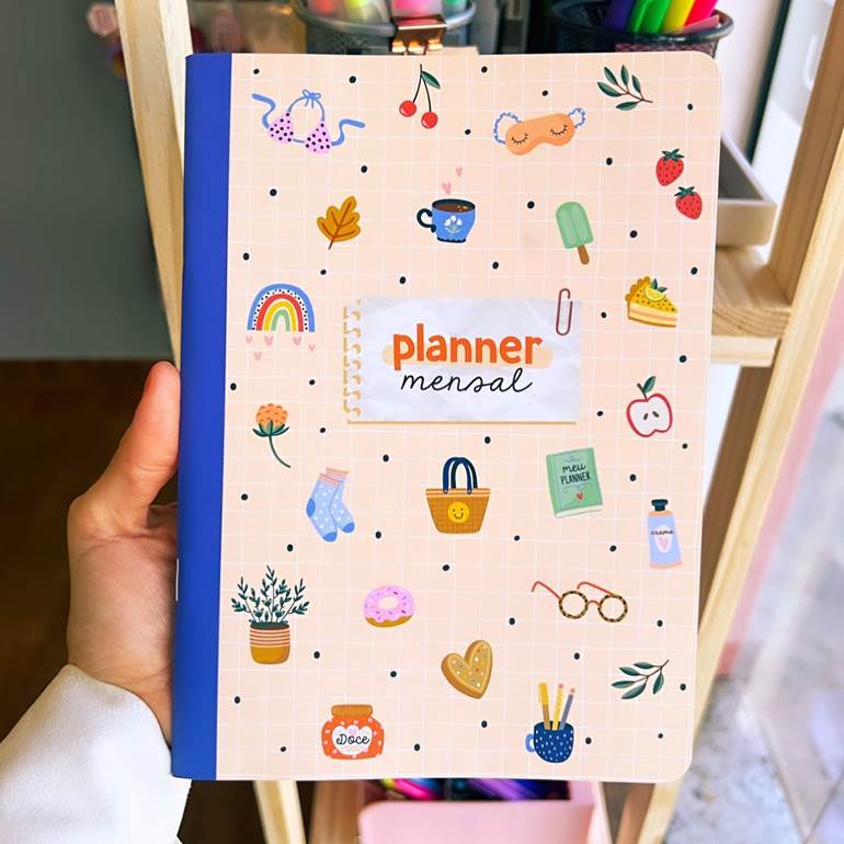 Planner mensal para imprimir