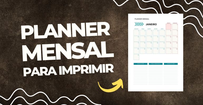 planner mensal em pdf