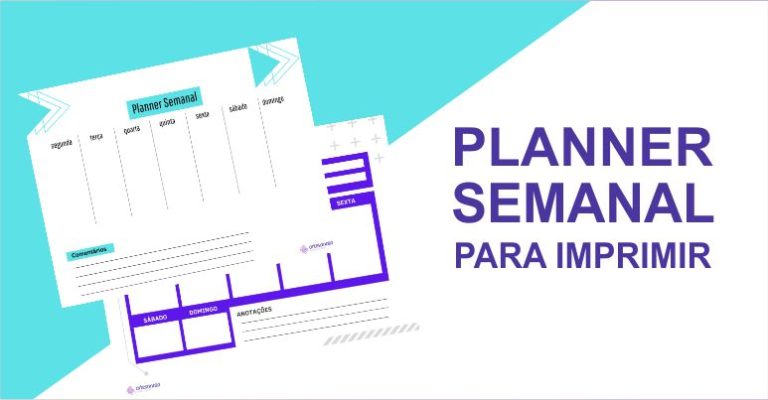 planner para imprimir semanal