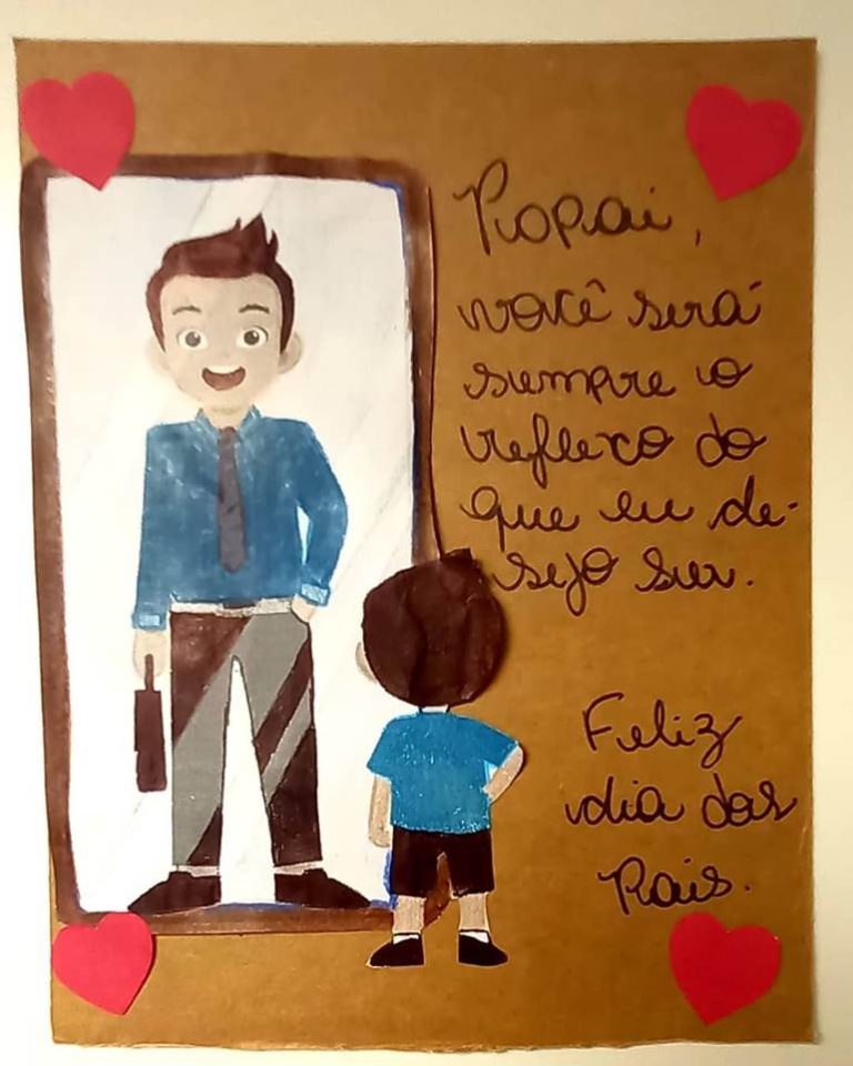 Cartão de Dia dos Pais para Educação Infantil: 50 Ideias e inspirações ...