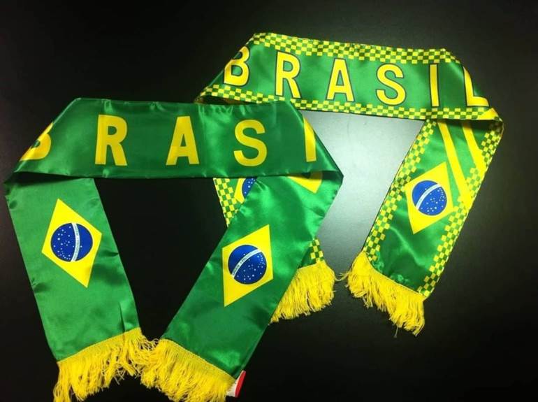Faixa do Brasil para copa do mundo