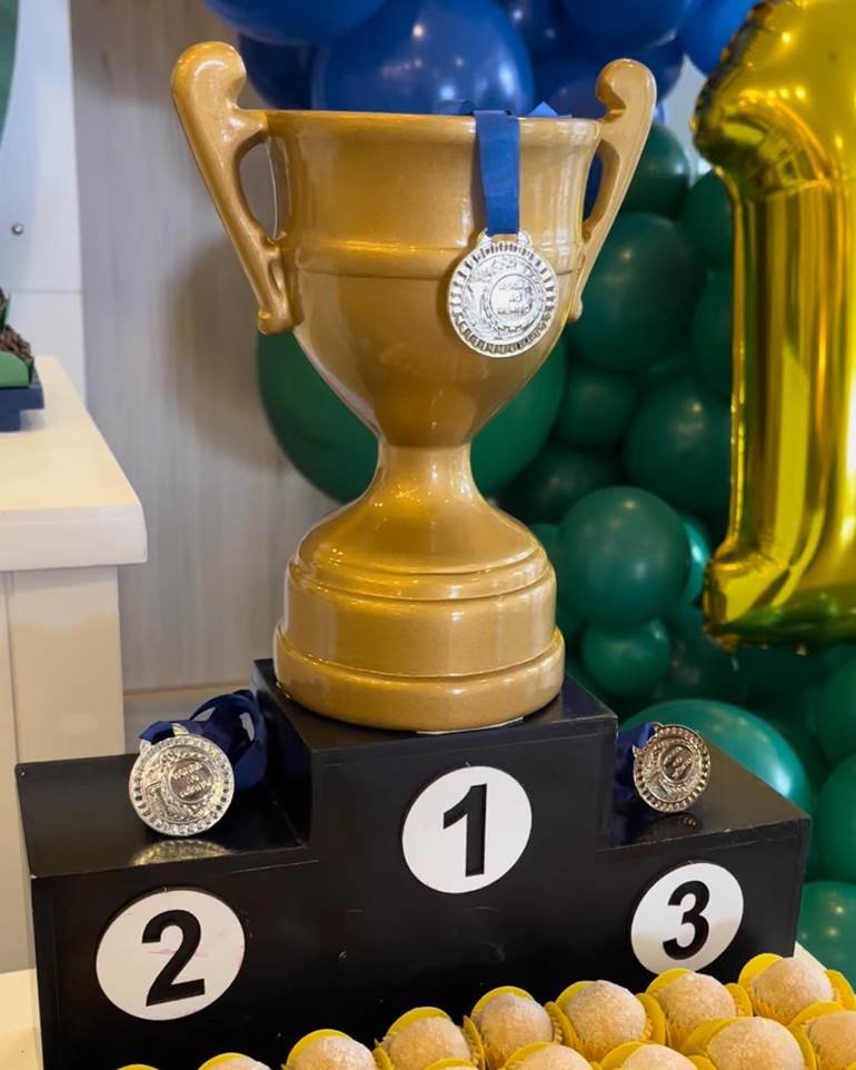 Troféu de enfeite para Copa do Mundo