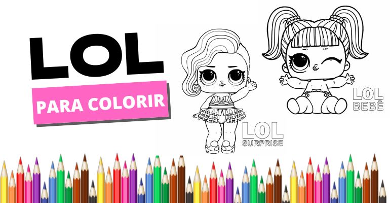 LOL para colorir: 21 desenhos para imprimir e dar asas à imaginação -  Artesanato Passo a Passo!