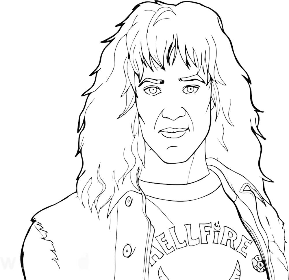 Desenho do personagem Eddie