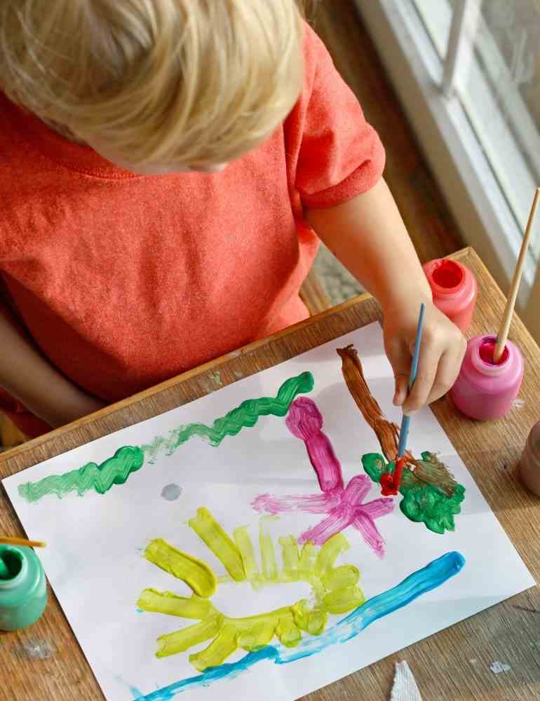 Pintura do dia da árvore