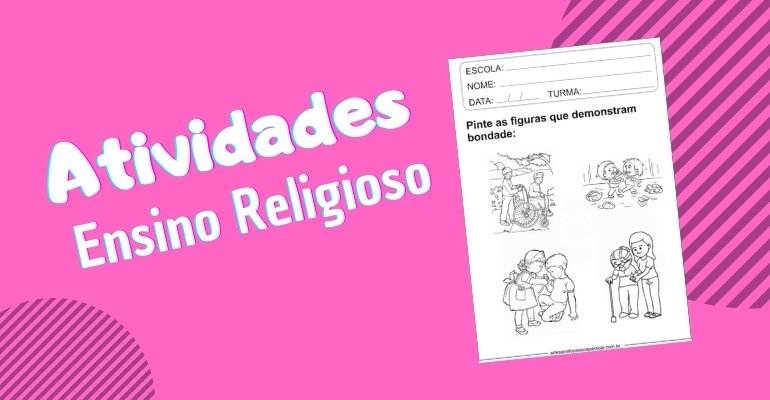 atividades 1 ano ensino religioso