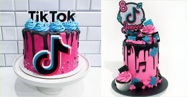 bolo de aniversário moderno feminino｜Pesquisa do TikTok