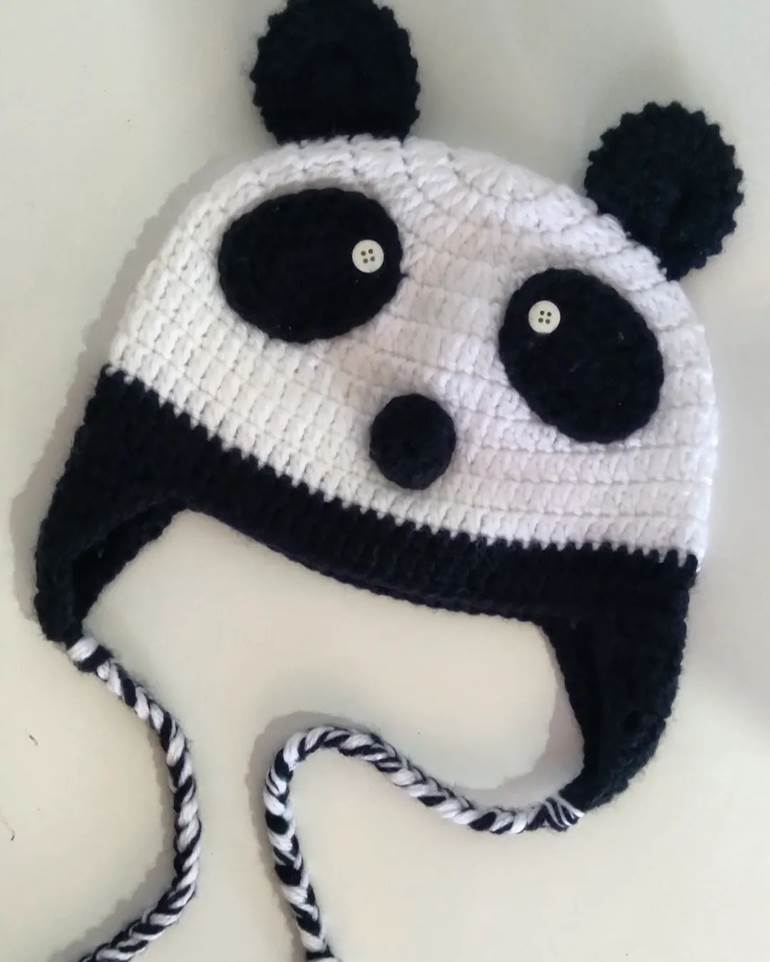 Touca de panda