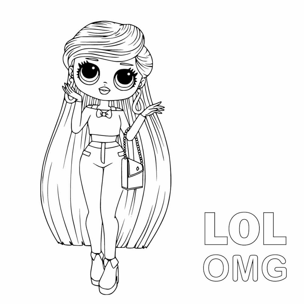 Desenhos de LOL OMG para colorir - Imprimir bonecas populares