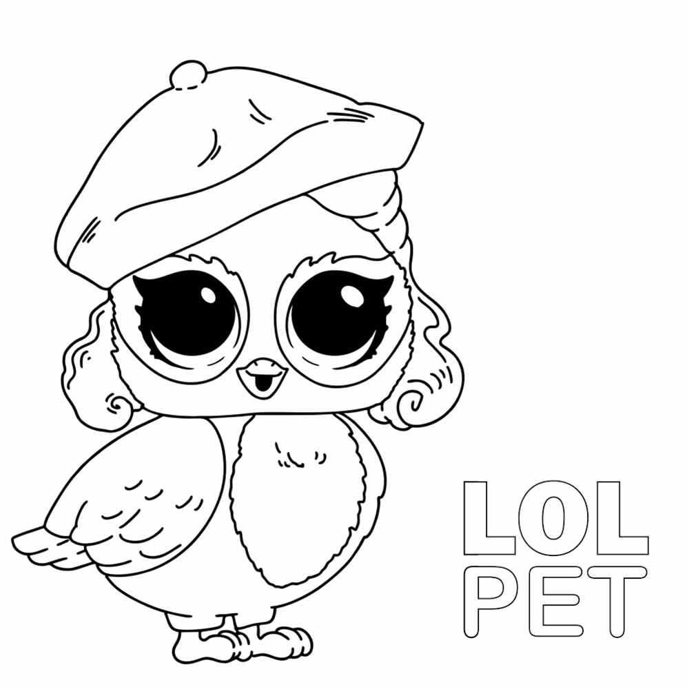 DESENHOS PARA COLORIR LOL → Bebê, Pets, Raros