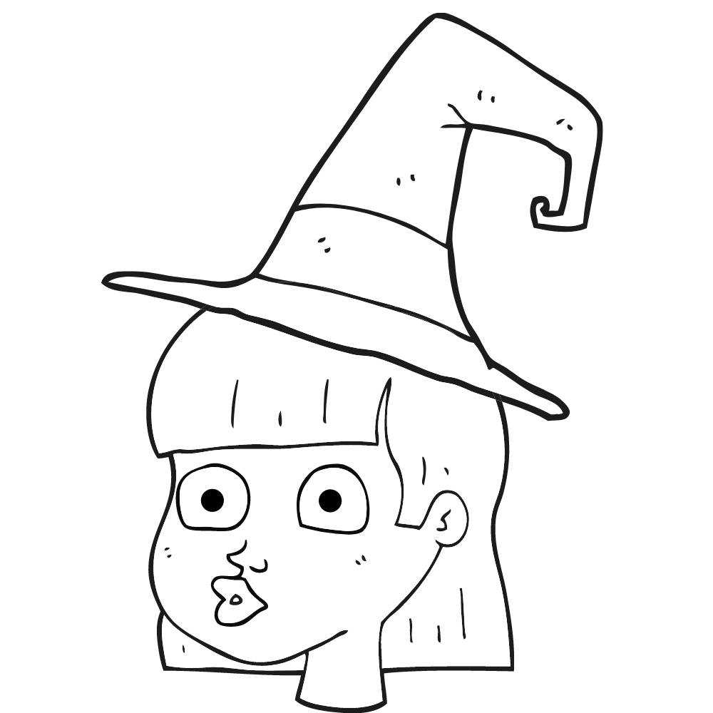 Bruxa para desenhar