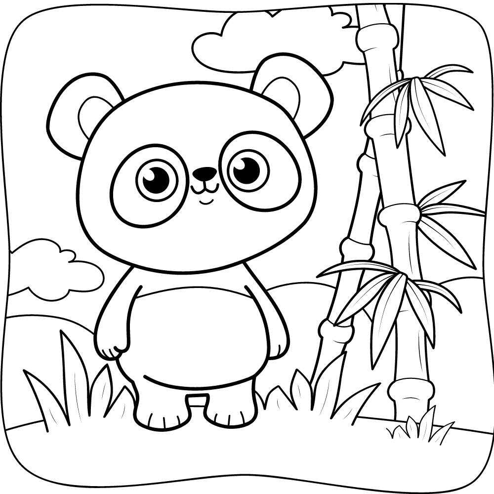 Panda para desenhar