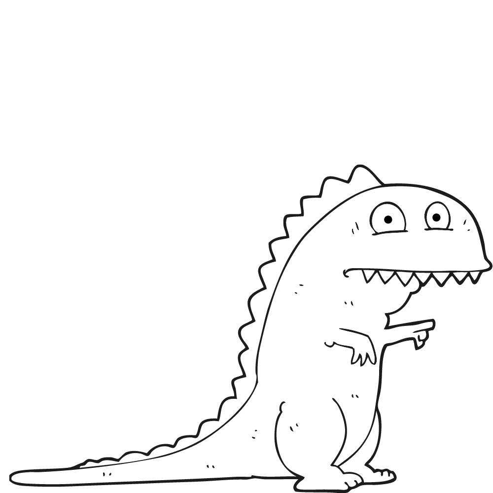 desenho de Dinossauro 