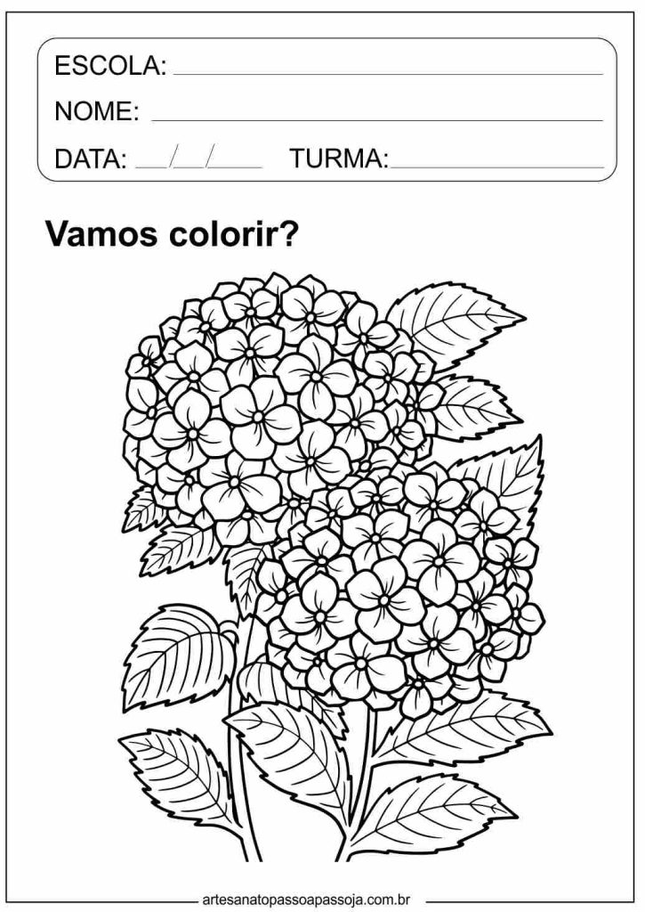 atividades sobre a primavera para educação infantil colorir