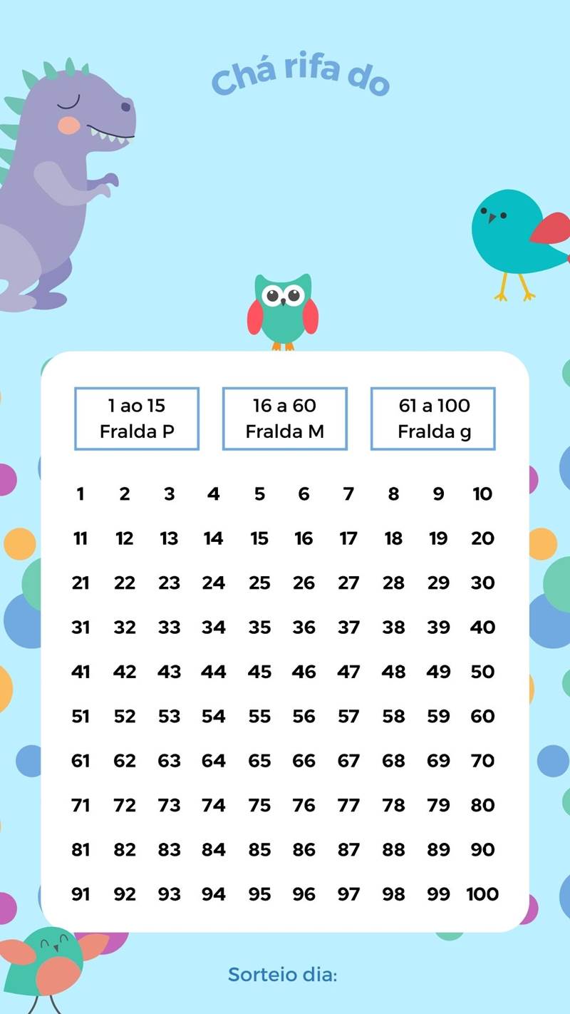 chá rifa para editar grande