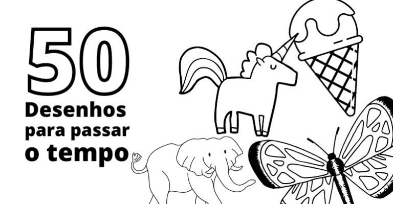 50 desenhos para desenhar