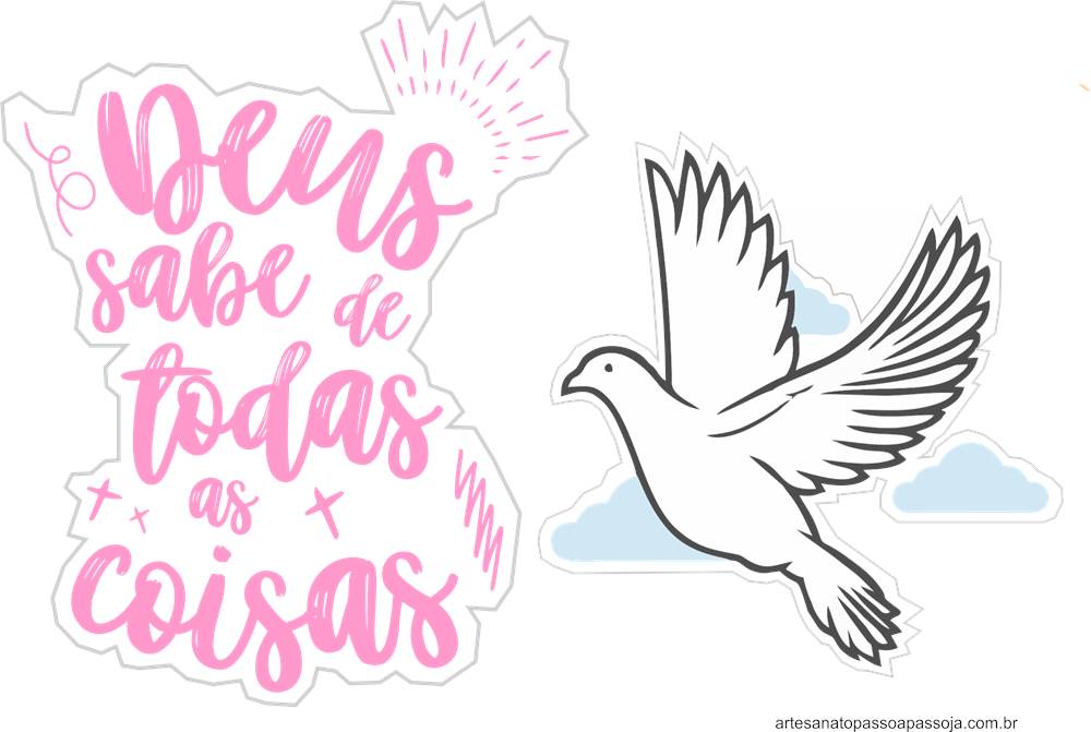 topo de bolo feminino para crisma