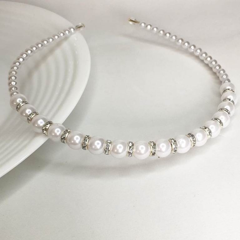 Tiara de pérola 50 modelos deslumbrantes para todas a idades