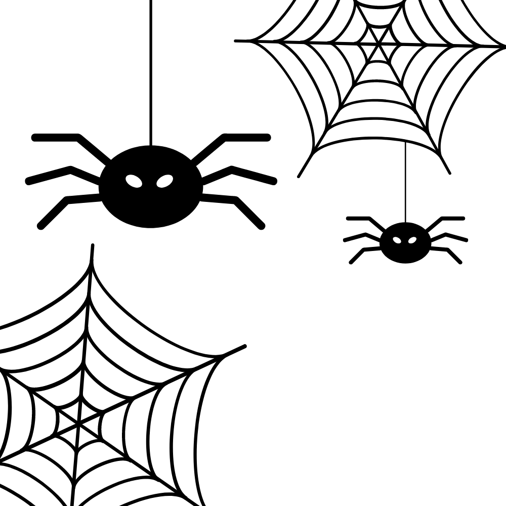 desenho de teia de aranha
