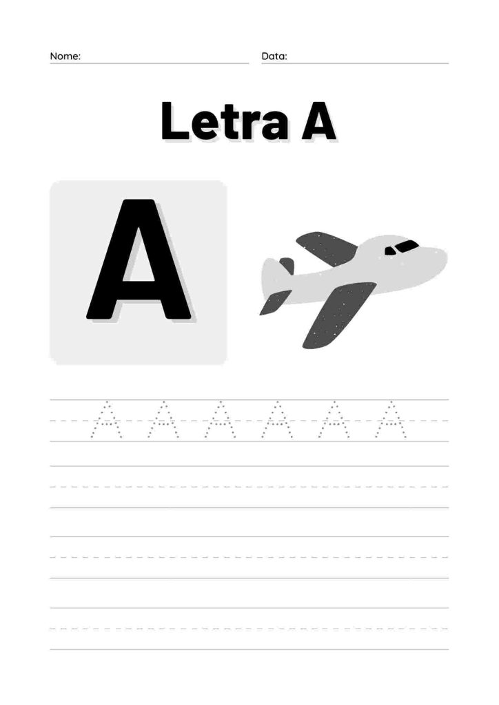 Atividade repetir letra A