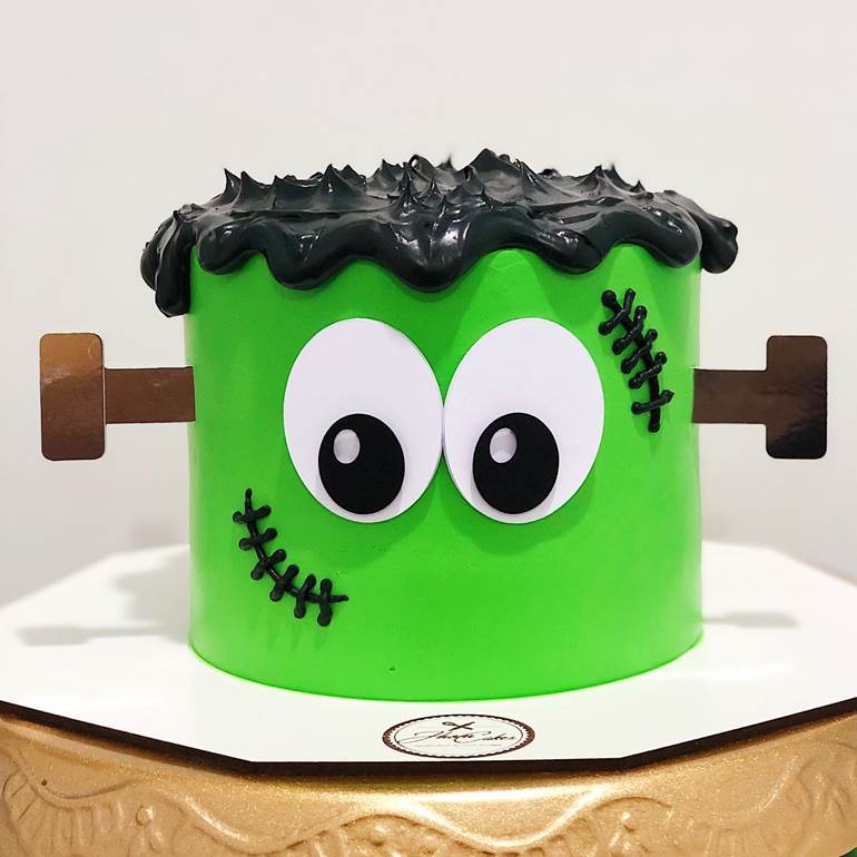 Bolo de Frankenstein 