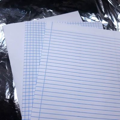Papel almaço: o que é, tamanho, como usar, capa e contra - Artesanato ...