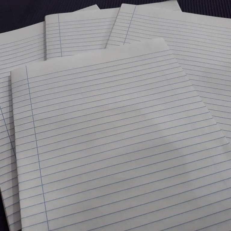 Papel almaço: o que é, tamanho, como usar, capa e contra - Artesanato ...