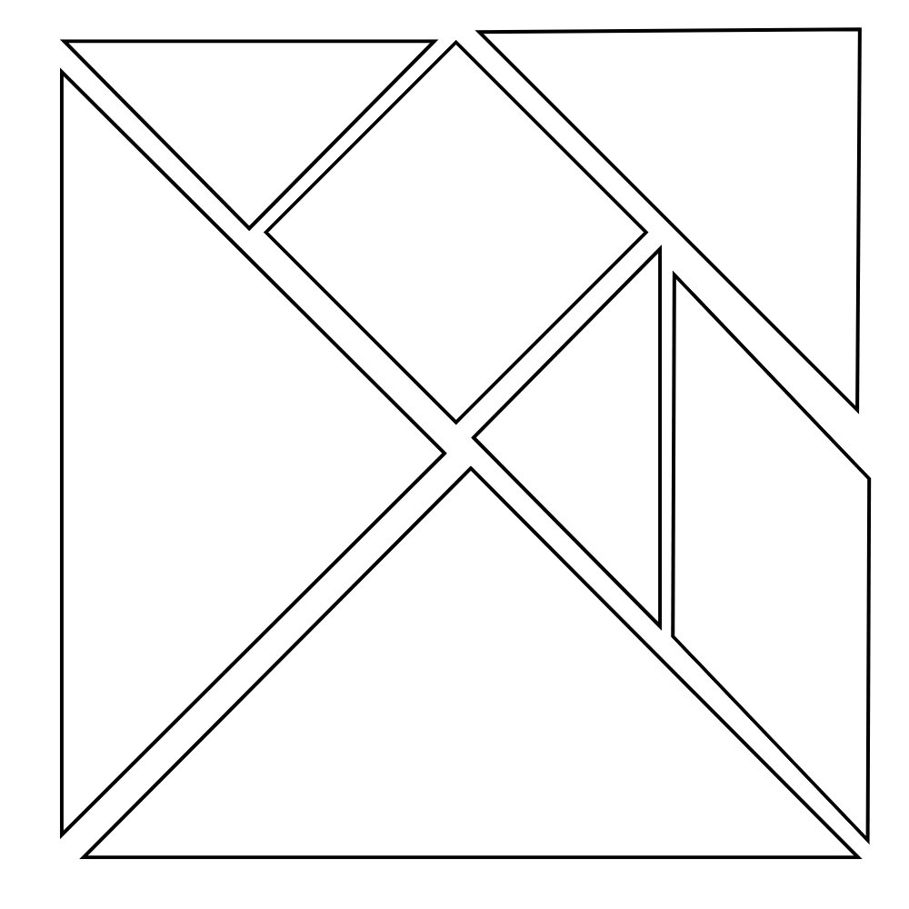 tangram para pintar
