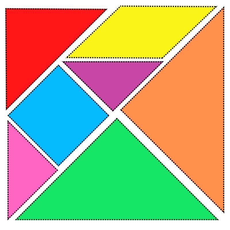 figuras geometricas coloridas